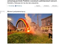 Ludzie portalu Gazeta.pl byli przy podpalaniu tęczy. Dlaczego nie ujawnią...
