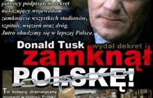 Donald Tusk zamknął Polskę!