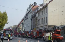 Pożar w Gorzowie. Pali się Stary Dom Towarowy przy ul. Sikorskiego