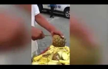 Całe życie źle obieraľem ananasy...