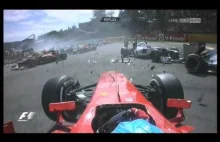 Wypadek na dzisiejszym Grand Prix Belgii Formuły 1