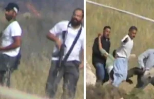 Osadnicy strzelają do palestyńskich demonstrantów [filmy]