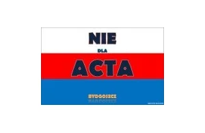 Bydgoszcz przeciwna wprowadzeniu ACTA! Marsz przeciwko cenzurze.