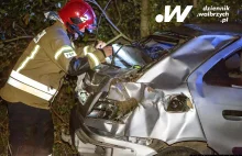 Sprawca wypadku na obwodnicy Szczawna-Zdroju nie miał prawa jazdy i był pijany
