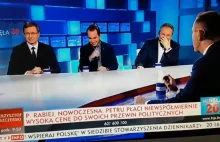 Andruszkiewicz i Jakubiak kisną z Rabieja w TVP po tych słowach o Petru :D