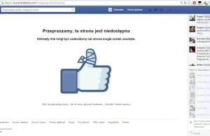 Poważny błąd Facebooka - loguje użytkowników na losowe profile
