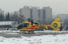 Alarmowo helikopter EC 135 P2+ Lotnicze Pogotowie Ratunkowe