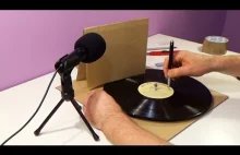 Gramofon z kartonu - zrób to sam [DIY]