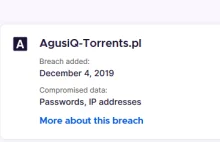 Agusiq torrenty wyciek danych