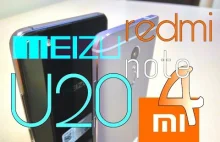 Porównaj Xiaomi redmi uwaga 4 LUB Meizu U20. Metalu Lub Szkła Xiaomi vs Meizu