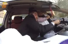Taksówkarz jako terrorysta z ISIS grozi odpaleniem bomby: Razem trafimy do raju!