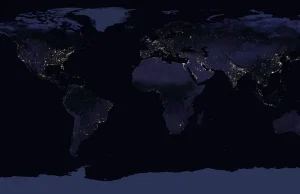 NASA pokazała jak Ziemia świeci się w nocy.