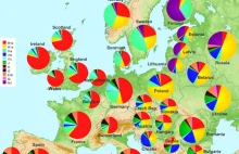 Mapa genetyczna Europy