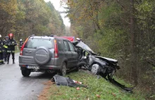 Wypadek pomiędzy Rakowem a Chańczą. Trzy osoby zginęły