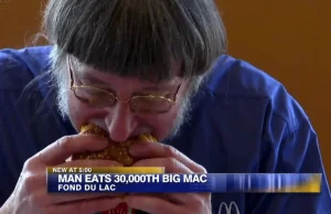 Ten facet od 46 lat codziennie je w McDonald's. Mówi, że jest zdrowy jak koń