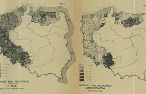 Pochodzenie mieszkańców Ziem Zachodnich w 1950