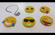 DIY Scroll Saw Project - Wooden Emoji Fridge Magnets