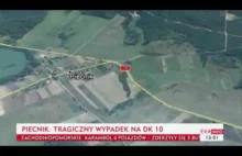 Tragiczny wypadek w miejscowości Pietnik. Nie żyją 2 osoby