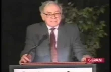 Przemowa Warrena Buffetta sprzed lat, o tym jak odnieść sukces finansowy.