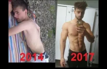 2,5 Years Natural Body Transformation - From Super Skinny To Aesthetic...