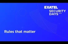 Rules that matter - [EXATEL]