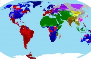 Mapa światowych religii
