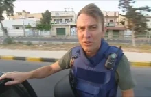 Ostrzelany reporter w Trypolisie
