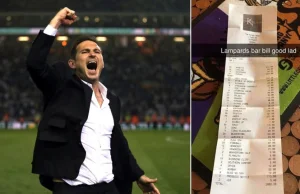 209 piw i 232 kieliszki. Lampard wydał fortunę na imprezę po awansie