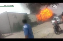 Wybuch przydomowego garażu w Luboniu [wideo]