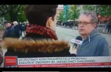 " Lech Kaczyński rozciapciany w błocie smoleńskim to jest coś fantastycznego"