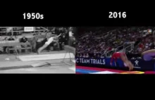 Gimnastyka w latach '50 i '60 vs gimnastyka w roku 2016