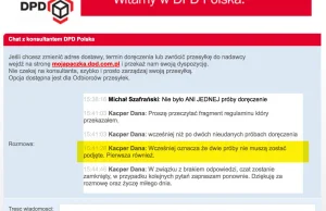 DPD może odesłać paczkę do nadawcy bez jakiejkolwiek próby doręczenia!!