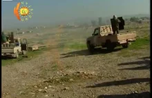 Peszmergowie wysadzają bomby ciężarówkę ISIS przed samobójczym atakiem na cel