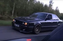 900KM BMW M5 E34 nie zostawia suchej nitki na 1001-konnym Veyronie