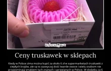 Ceny truskawek w sklepach