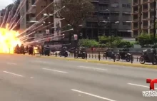 Masowe protesty i eksplozja w Caracas zakłócają wybory w Wenezueli! [Video]
