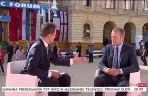 Skandaliczna wypowiedź Donalda Tuska dla TVP nt sytuacji w kraju z 03.09.2013