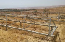 Palestyńskie panele solarne jednak należą do Izraela