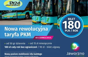 Jaworzno wprowadza rewolucje cenową w komunikacji miejskiej