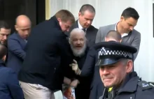 Julian Assange aresztowany “w imieniu władz USA”. Grozi mu 5 lat...