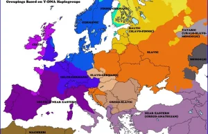 Etniczno-genetyczna mapa Europy (czyli, co nam mama w genach dała)