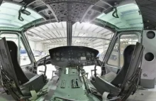 Panoramy 360° wnętrz samolotów