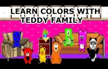 LEARN COLORS WITH ANIMALS,TEDDY FAMILY FUN - LEARN COLORS WITH BALLS -...