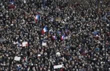 ZDJĘCIA: Prawie 4 mln ludzi na ulicach. Marsze przeciw terroryzmowi we Francji