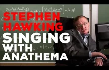 Stephen Hawking gościnnie "zaśpiewał" na scenie z zespołem Anathema