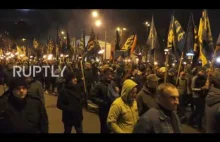 Ukraina: Tysiące nacjonalistów na marszu z okazji 74 rocznicy powstania UPA