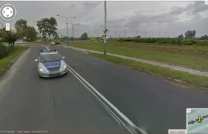 Google Street View, radiowóz i...