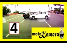 Wypadki motocyklowe / Motorcycle Crashes - motoKamera #4