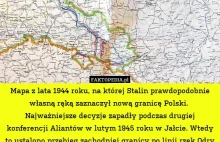 Zachodnia granica Polski. Nieznana mapa Stalina