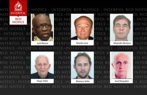 Interpol wydał listy gończe za działaczami FIFA